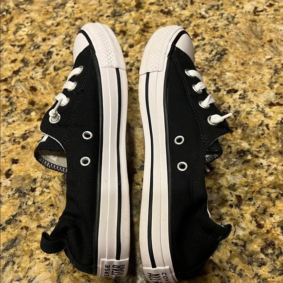 Converse Classic Black and White Sneakers - Picture 6 of 7